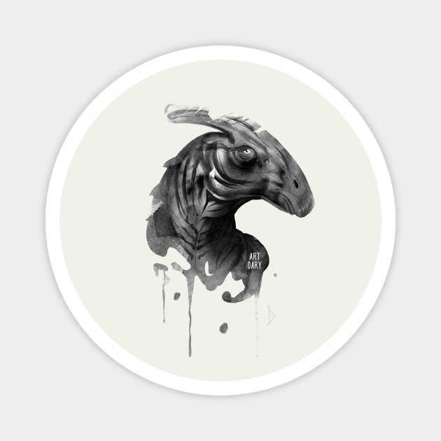 Parasaurolophus Magnet by ArtDary